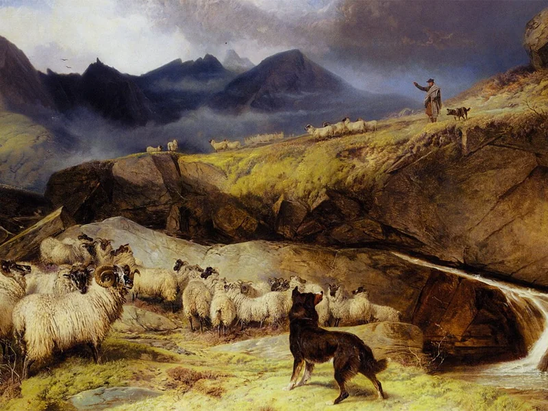 1815-Richard Ansdell - Isola di Skye